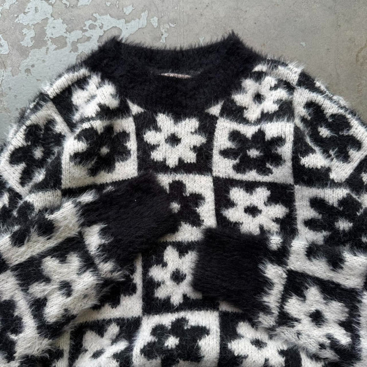 SO Checkered Sweater