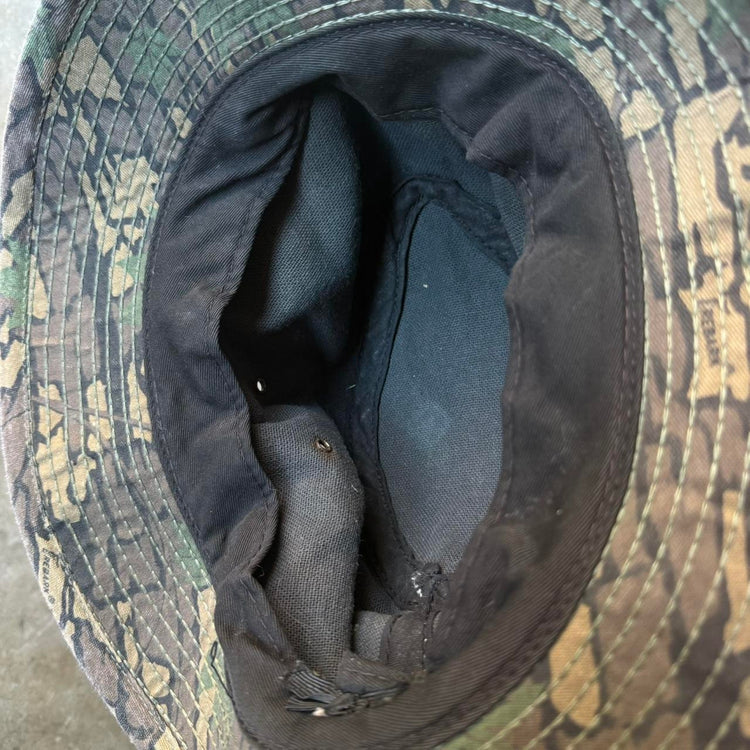 70s Woodland Treebark Camo Bucket