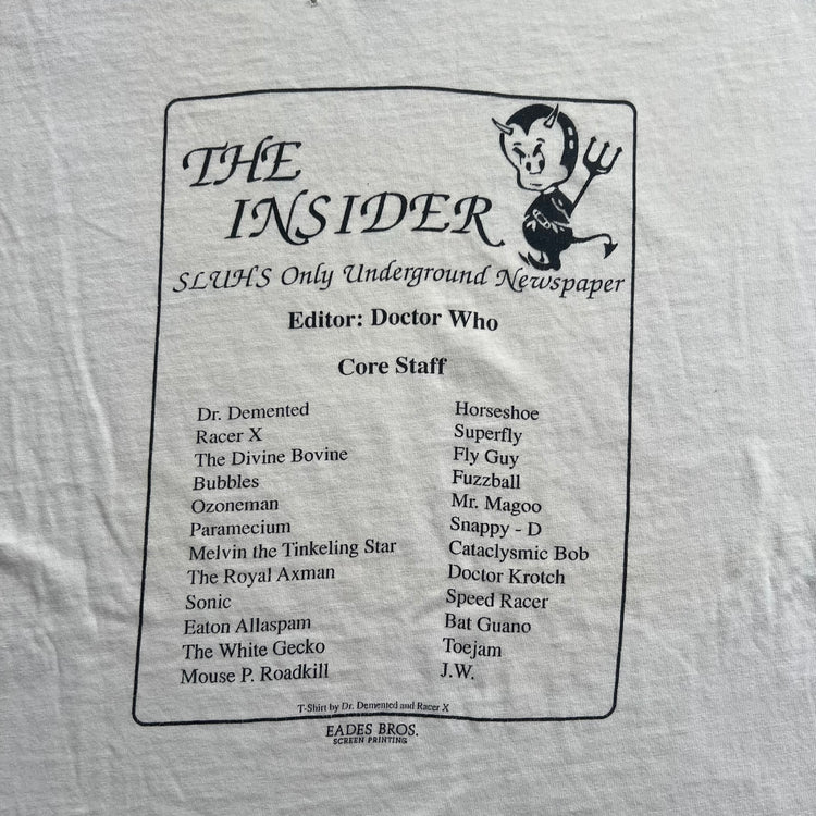 90’s “The Insider” Newspaper Tee