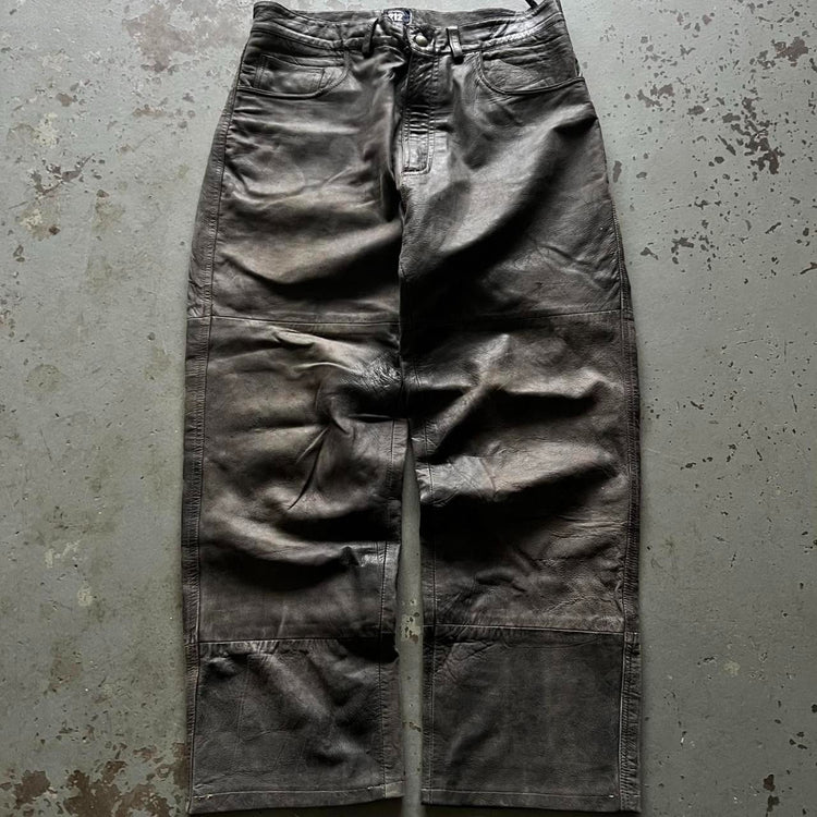90s 212 Leather Pants