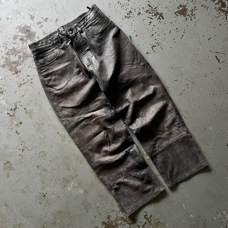 90s 212 Leather Pants