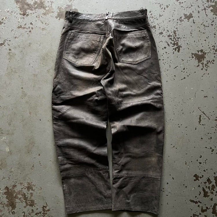 90s 212 Leather Pants