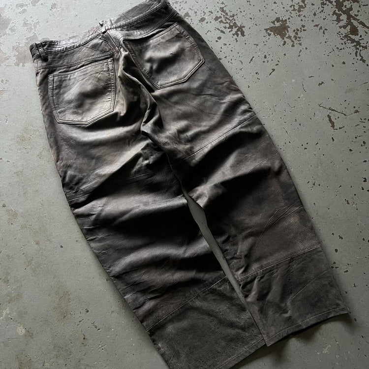 90s 212 Leather Pants
