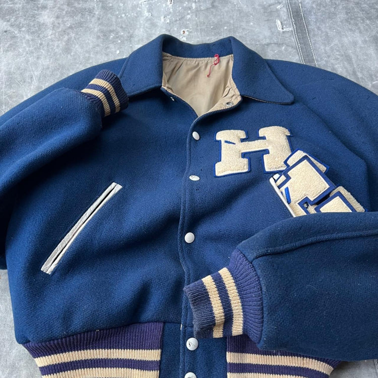 50s Spaulding Reversible Navy