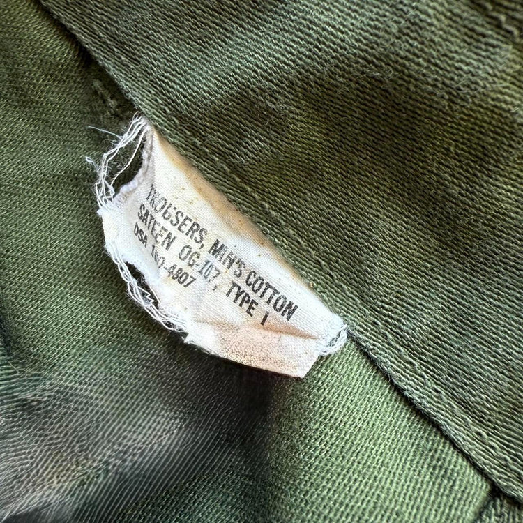 60's U.S Military OG-107 Fatigue Pants