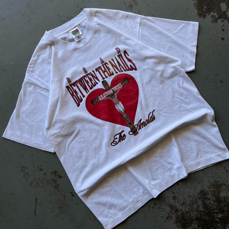 90s Between The Nails Jesus Tee
