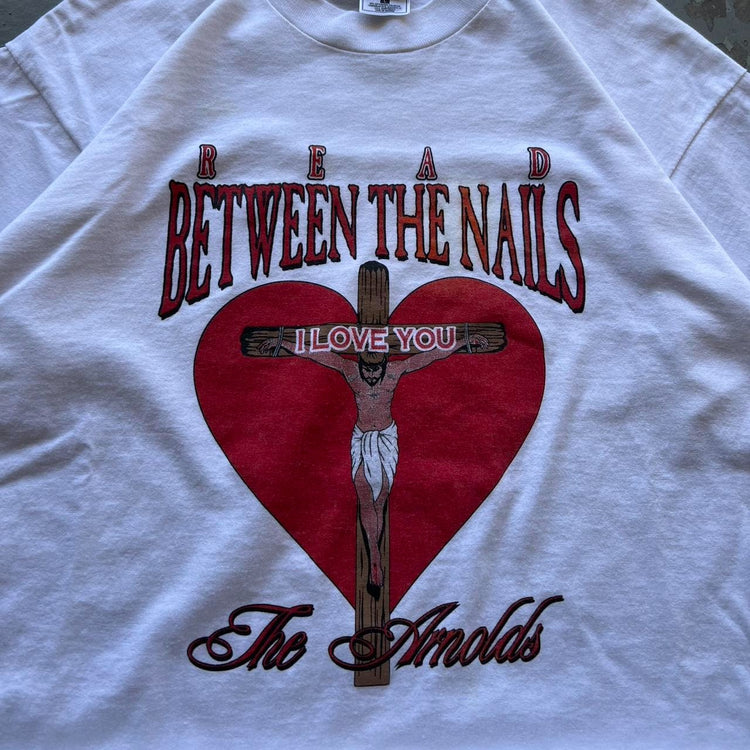 90s Between The Nails Jesus Tee