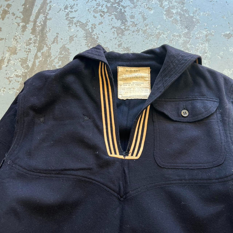 60s Navy Pullover