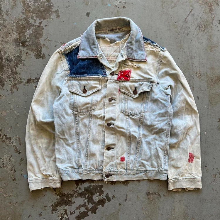 80s Repaired Levi's Denim Jacket