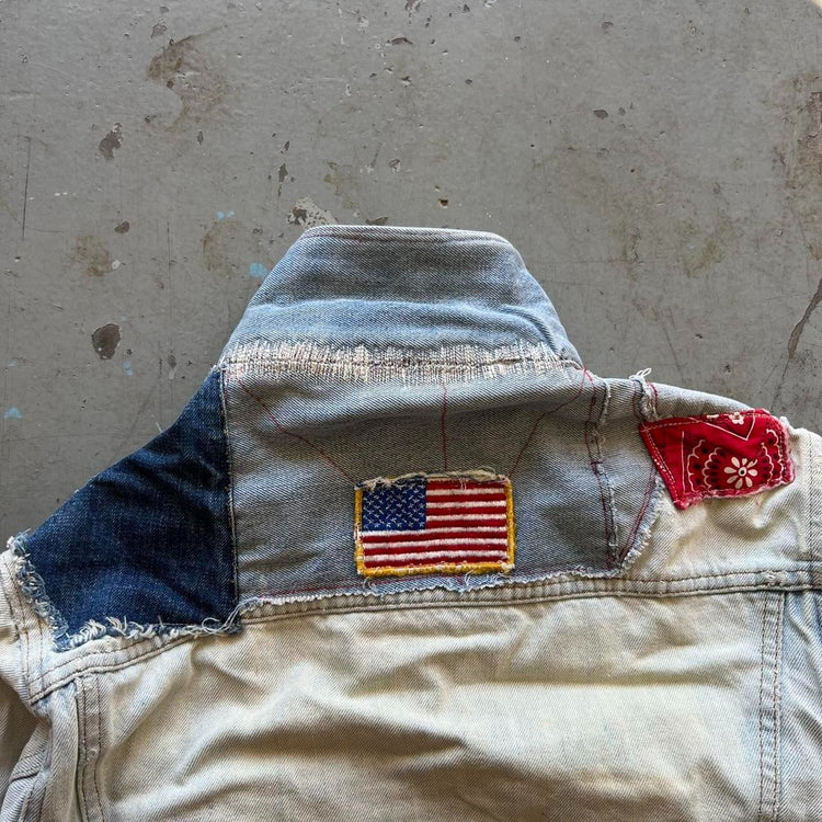 80s Repaired Levi's Denim Jacket