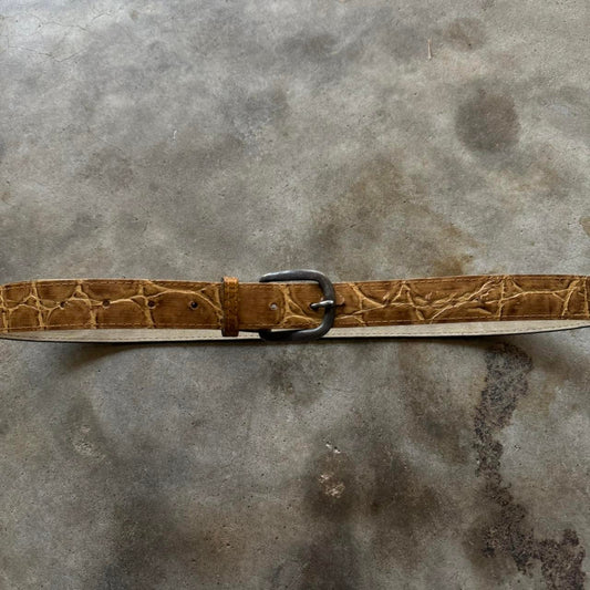 00s Vintage Crocodile Belt