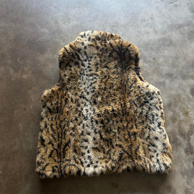 80s Vintage Cheetah Vest
