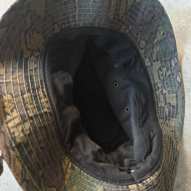 70s Woodland Treebark Camo Bucket