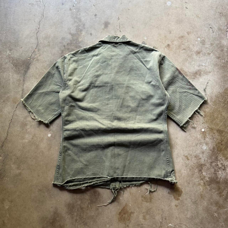 40s HBT U.S. Military Distressed Field Jacket