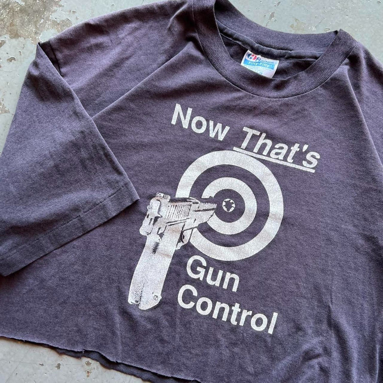 80s Cropped Gun Control