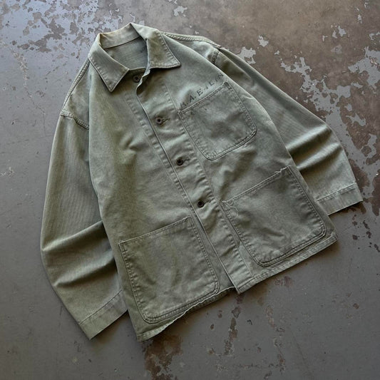 40s USMC P-47 HBT World War II Jacket