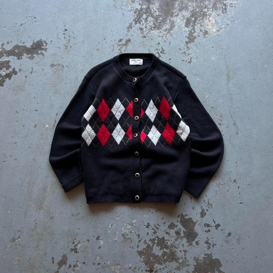 80s Black Cardigan