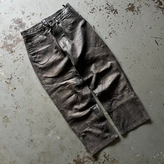 90s 212 Leather Pants