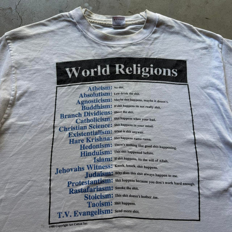90s Shit Happens World Religions