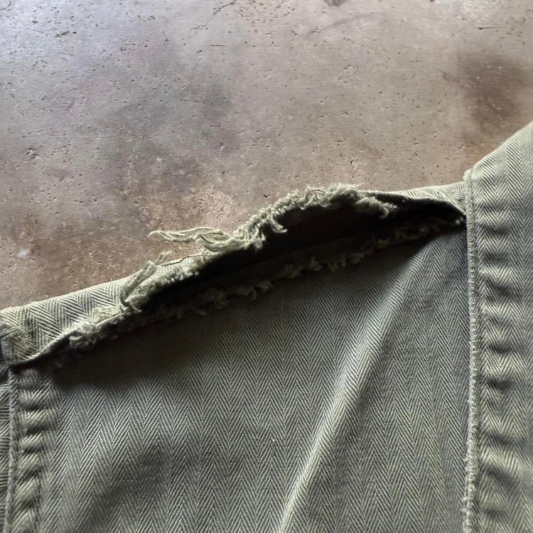40s HBT U.S. Military Distressed Field Jacket