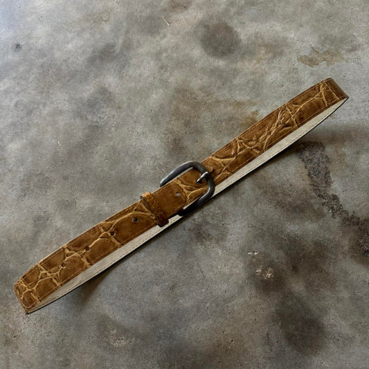 00s Vintage Crocodile Belt