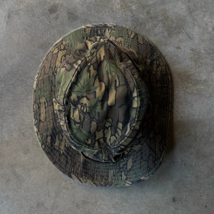 70s Woodland Treebark Camo Bucket