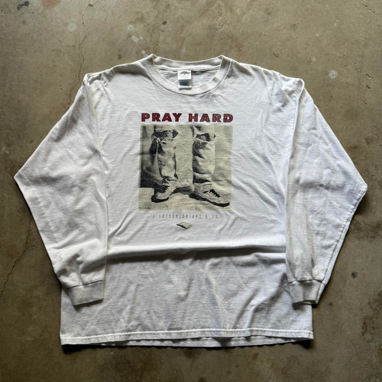 90s Pray Hard Jesus Tee