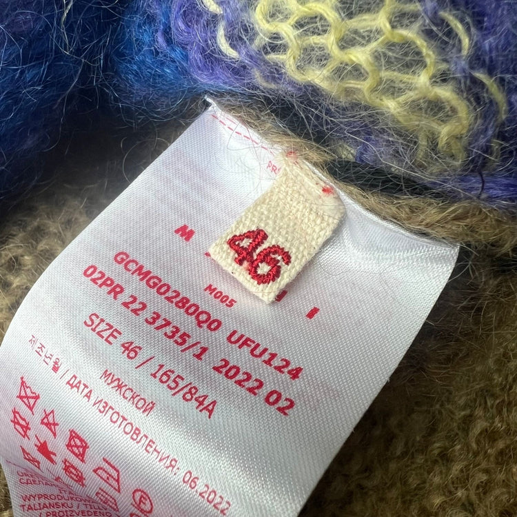 F/W 22 Patchwork Marni Mohair Knit Sweater