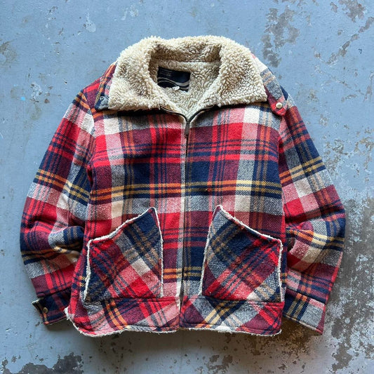 60s Plaid Montgomery Ward Jacket