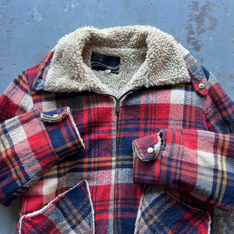 60s Plaid Montgomery Ward Jacket