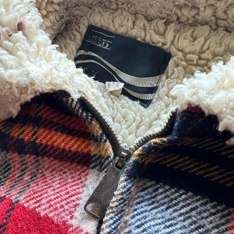 60s Plaid Montgomery Ward Jacket