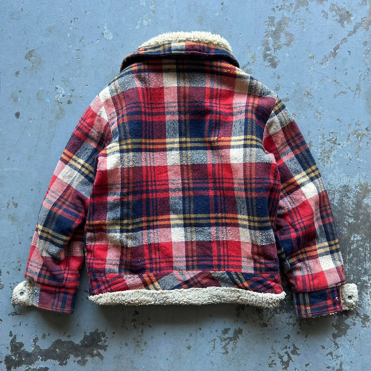 60s Plaid Montgomery Ward Jacket