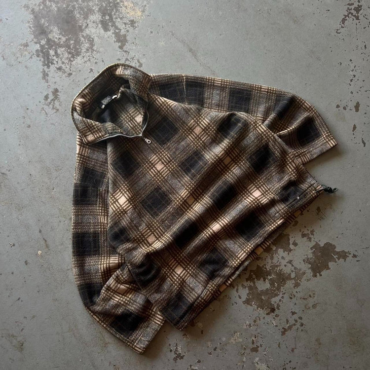 00s Plaid 3/4 Pullover