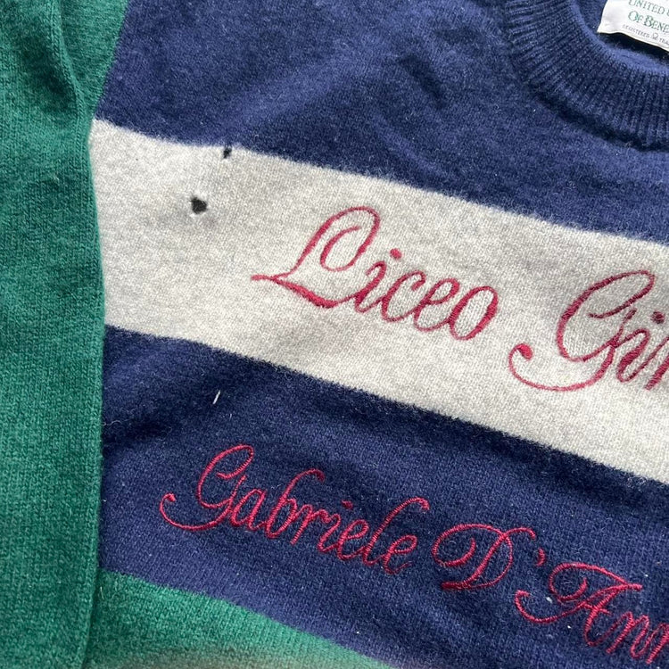 80s Italian Wool Crewneck