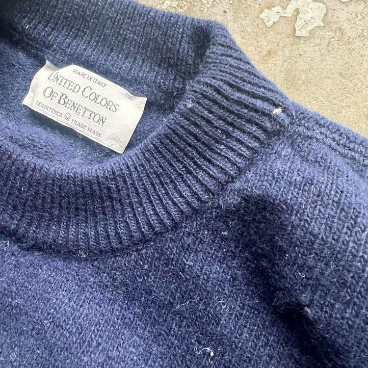 80s Italian Wool Crewneck